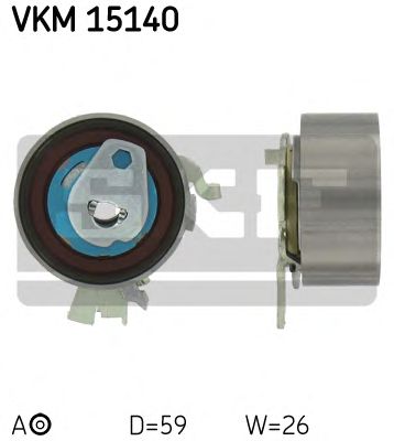 VKM 15140 SKF Ролик модуля натягувача ременя1